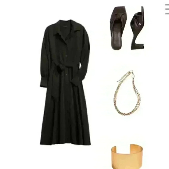 Banana Republic Tencel Fitted Shirtdress - Picture 12 of 16